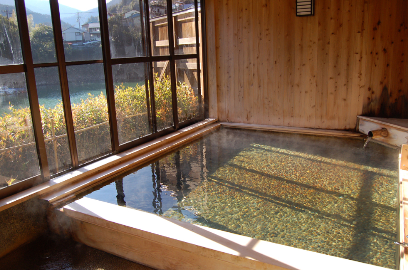 十津川村の十津川温泉郷