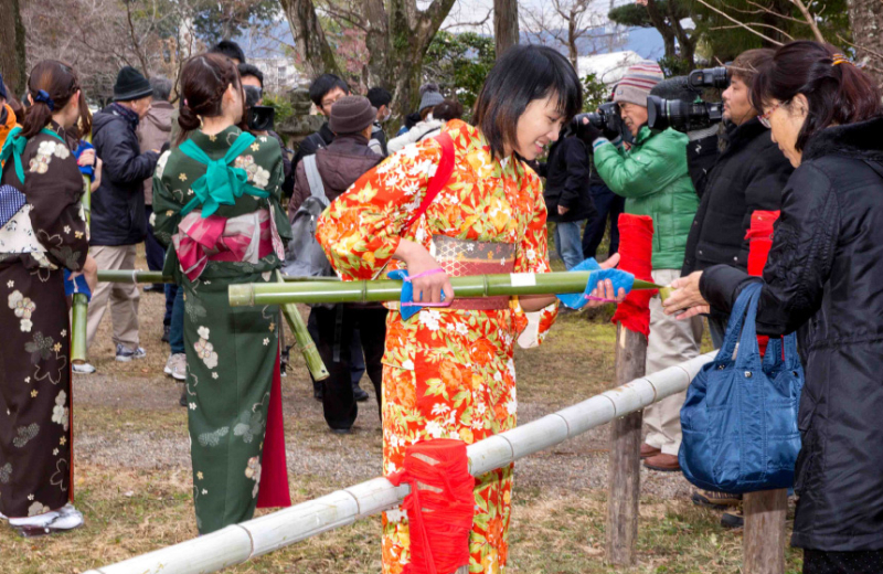 大安寺（だいあんじ）の光仁会 癌封じ笹酒祭り